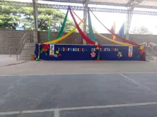 Independencia de Cartagena - Izada de bandera
